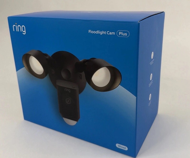 Ring Floodlight Cam Wired Plus Outdoor Full HD Surveillance Camera - Black New gallery