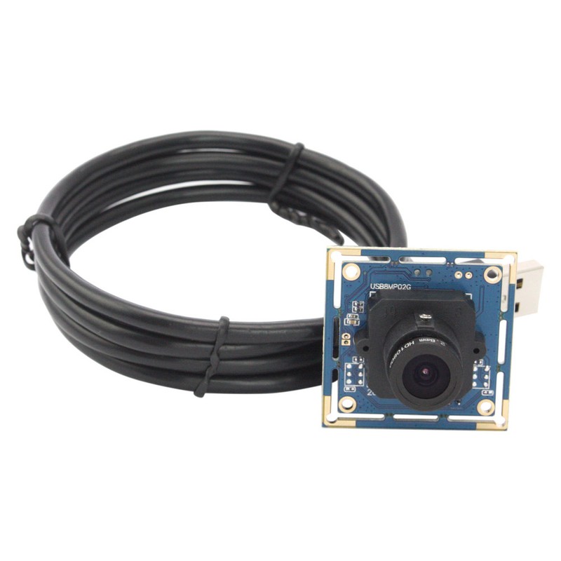 8MP HD Webcam IMX179 Sensor High Speed USB Camera Module Board w/ 2.8mm Lens