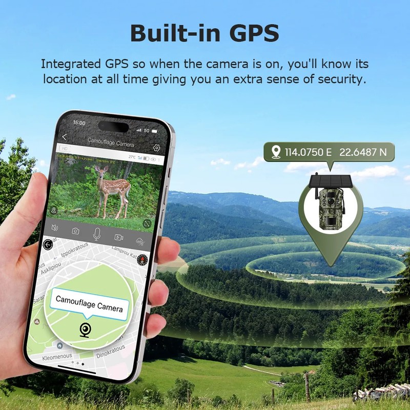 Hunting Trail Camera 5MP Night Vision Wildlife Camera Motion Activated Outdoor gallery