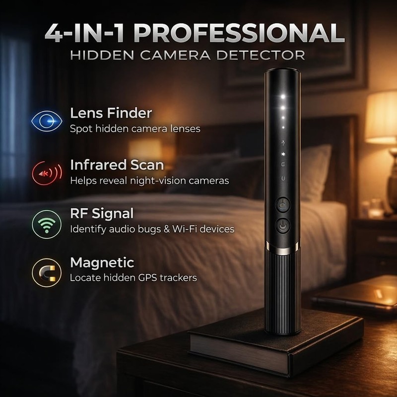 Detector by Silencore – Travel Privacy Protection Kit for Hotels & Airbnb, Of... gallery