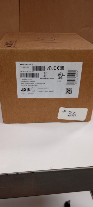 AXIS P3228-LV Fixed Dome Network Camera 0887-001