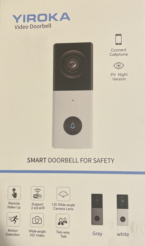 Yiroka Video Doorbell Smart Doorbell For Safety gallery