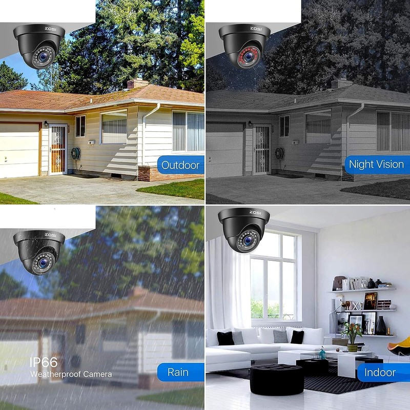Camara de Seguridad Para Casas Vision Nocturna 1080p Camara Vigilancia Exterior gallery