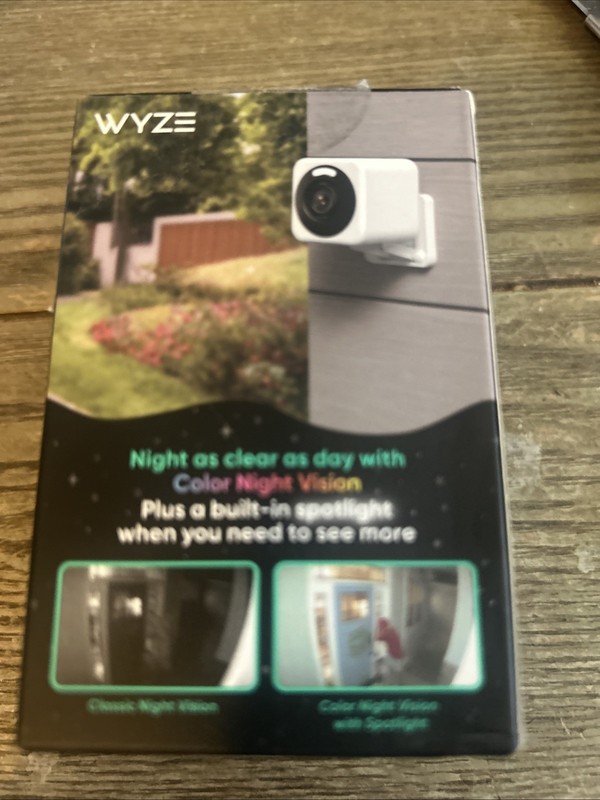 Wyze Cam v4 2.5K QHD Wired Indoor/Outdoor WiFi Smart Security Camera - White gallery