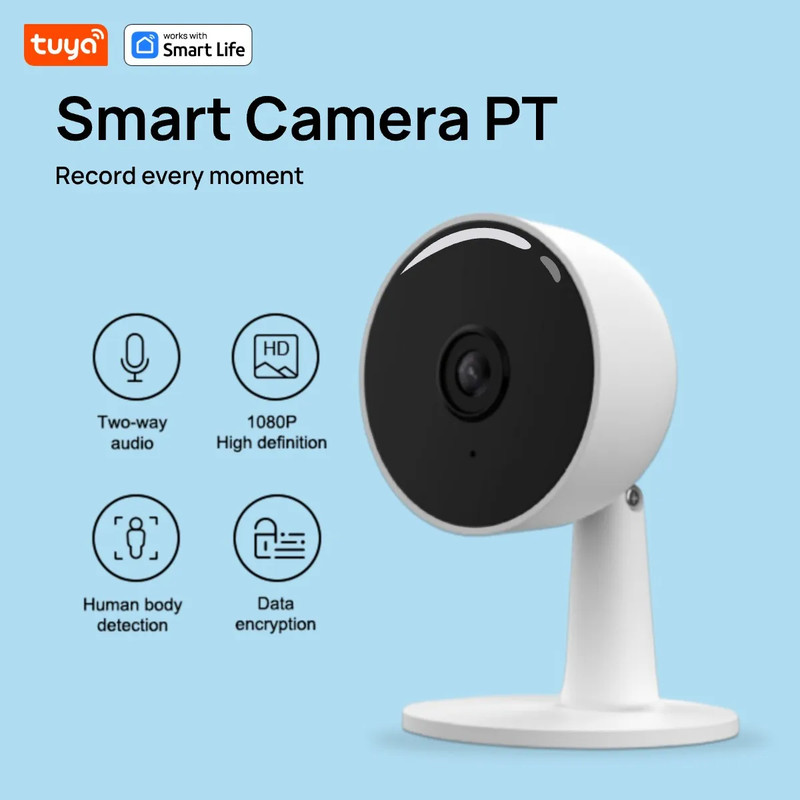 Tuya 3MP HD Indoor Security Camera Baby Pet Monitor 2-Way Audio Night Vision