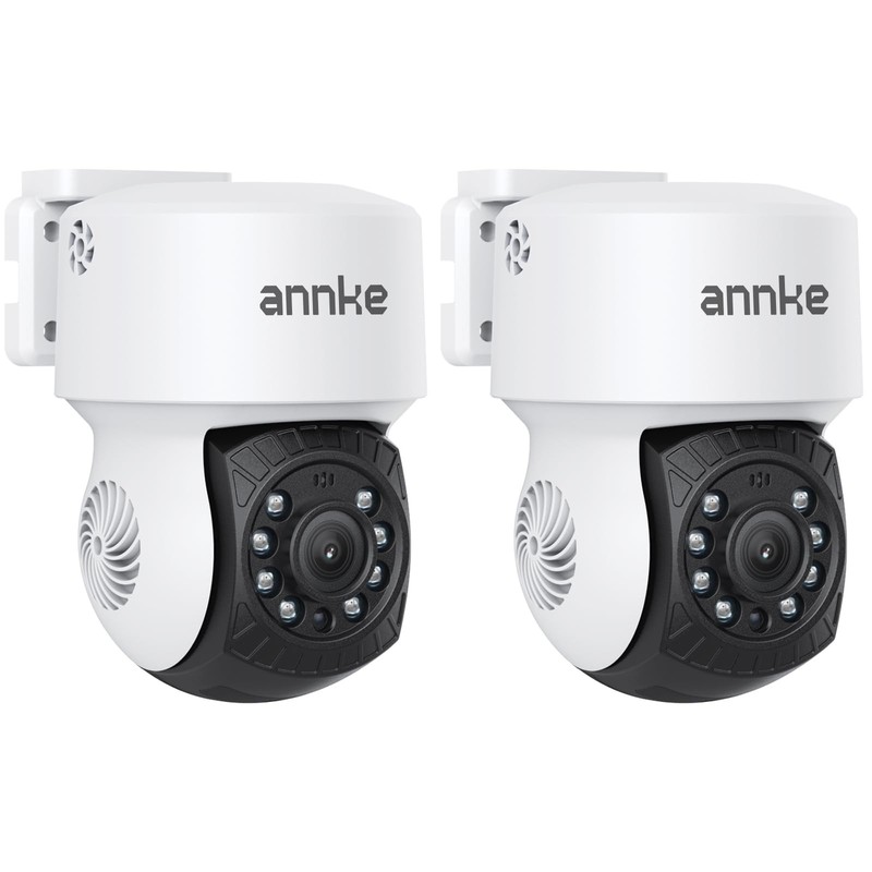 ANNKE 2Pack 1080P 2MP AHD CCTV Home Surveillance Dome Wired PT Camera with 35…