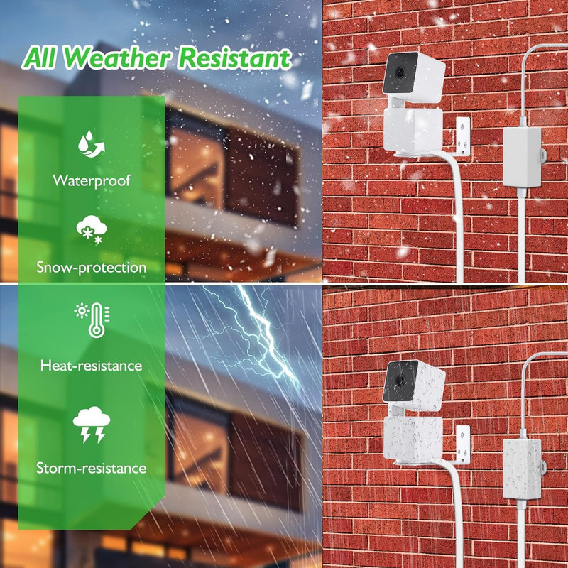 20Ft/6M Outdoor Power Adapter Compatible with Wyze Cam V4/V3,Duo Cam Pan,Wyze Pa gallery