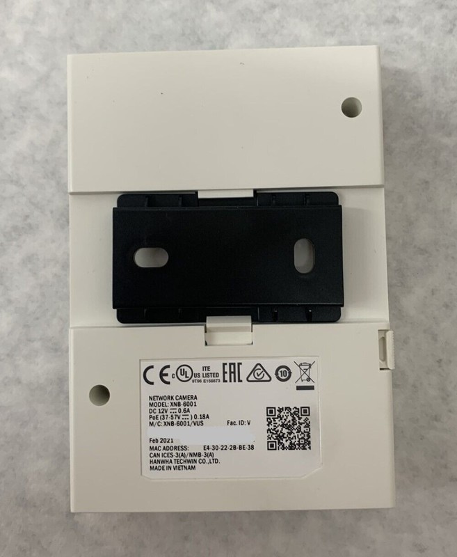Wisenet XNB-6001 2MP 60FPS 120dB PoE 12VDC Network Camera Module White *NO DISK* gallery