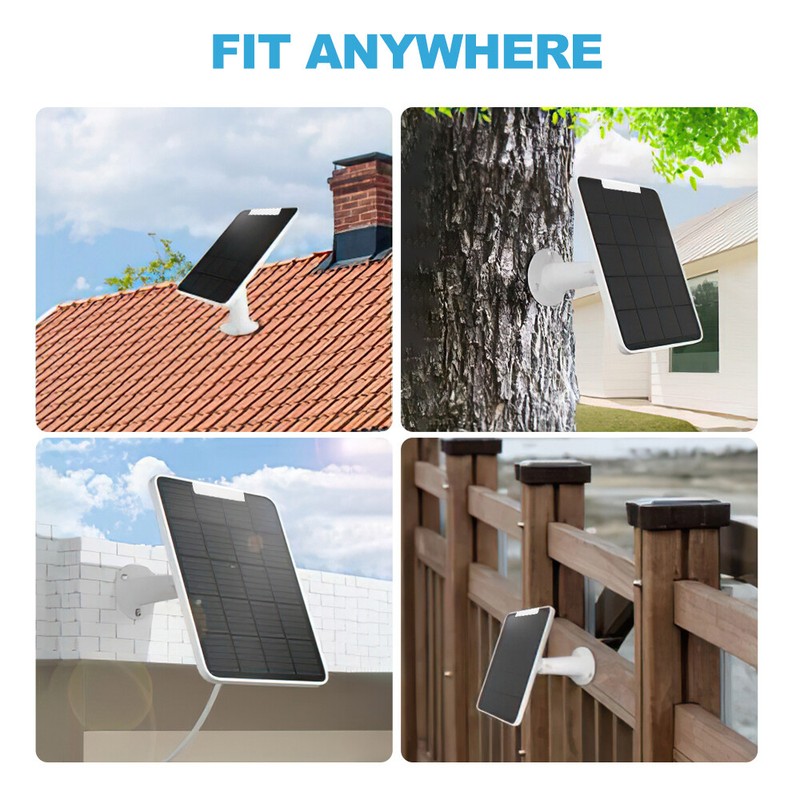 Magnetic Solar Panel Charger for Arlo Ultra/Ultra2/Pro 3/Pro 4 Security Camera gallery