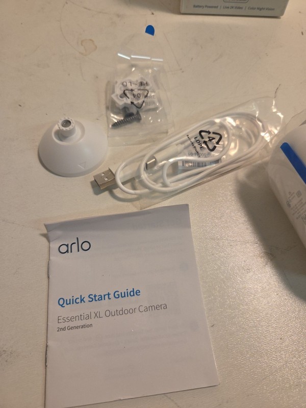 Arlo Essential Security Camera 2K Indoor Outdoor 2nd Gen Wireless Spotlight gallery