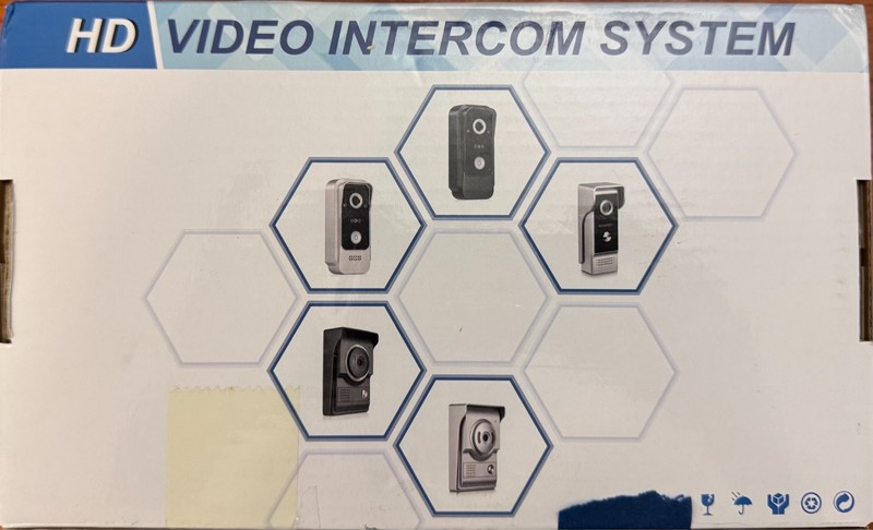 Amocam 1080P Video Intercom System, Wired VideoDoorbell HD Camera w/7" Monitor gallery
