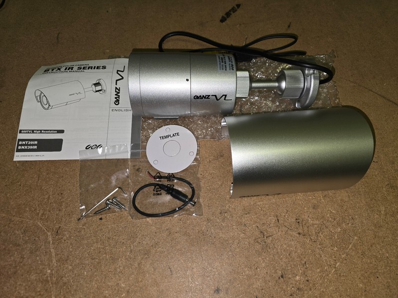 Ganz BNX39IR Camera Outdoor Kit | Lot 8 | IR Bullet & 8-Port PS | NEW | WARRANTY gallery
