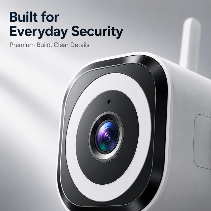 Security Camera Indoor Outdoor, 5G/2.4G WiFi, 4X Zoom, SD/Cloud gallery