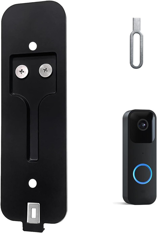 Blink Doorbell Backplate Mount Plate 2-Hole Metal with Key Replacement Kit gallery