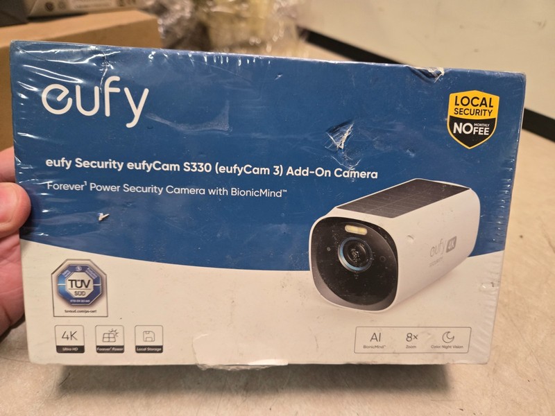 eufy S330 eufyCam 3 4K Outdoor Security Camera Wireless SEALED!