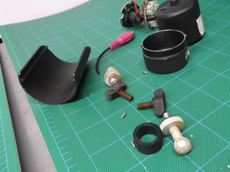 Assorted parts off a Night Owl Wired Color Security Camera CM115 gallery