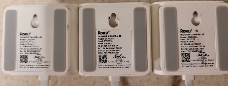 Roku Indoor Cameras 3 Pk Used gallery