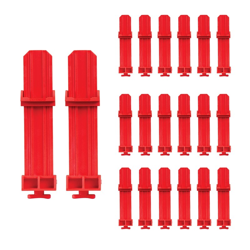 AC1051-RC-20 Ratchet Clip, Red