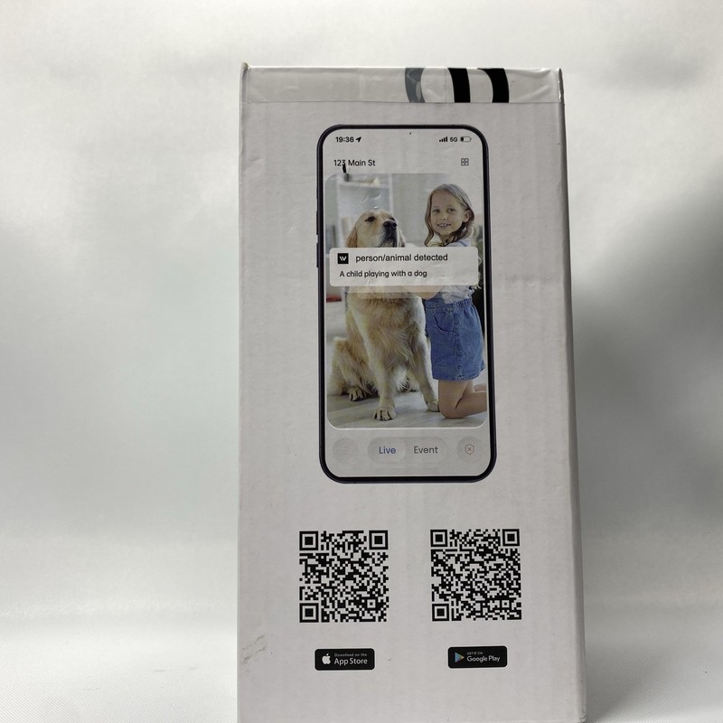 1080p Smart WiFi Camera 360° Pan Tilt AI Motion Detection Indoor- Open Box gallery