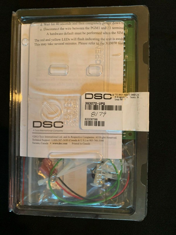 DSC 3G3070-UPG UPGRADE KIT HSPA 3G WIRELESS ALARM COMMUNICATOR gallery