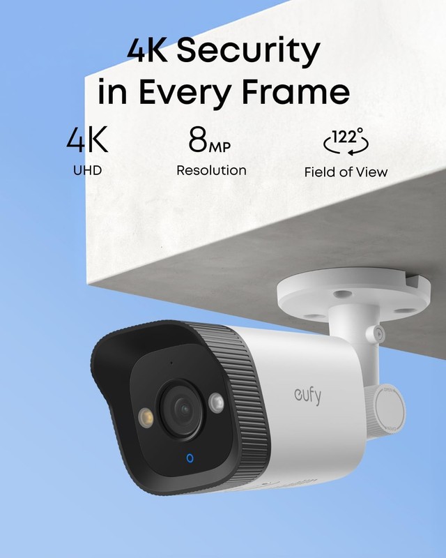 eufy PoE NVR Security System E40 4K Wired Bullet Cam 24/7 Recording 16CH 2TB HDD gallery