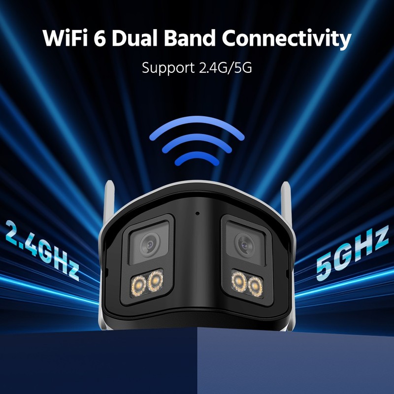 ANNKE 4MP Wireless Dual Lens Security IP Camera WIFI Color Night Two Way Audio gallery