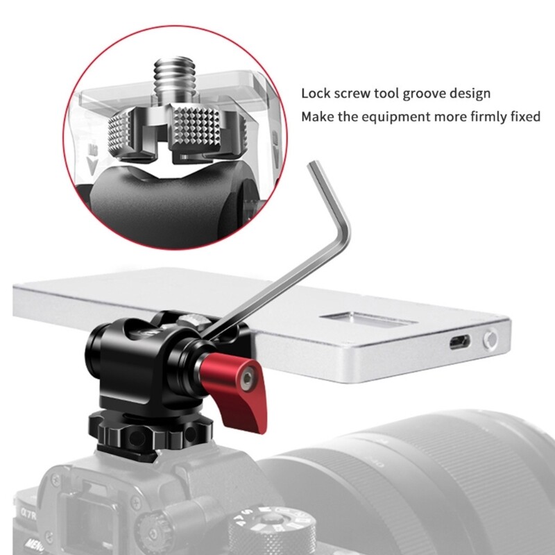 Rotary and Tilt Camera Monitors Mount Bracket Easy Adjustment with/no Thumbscrew gallery