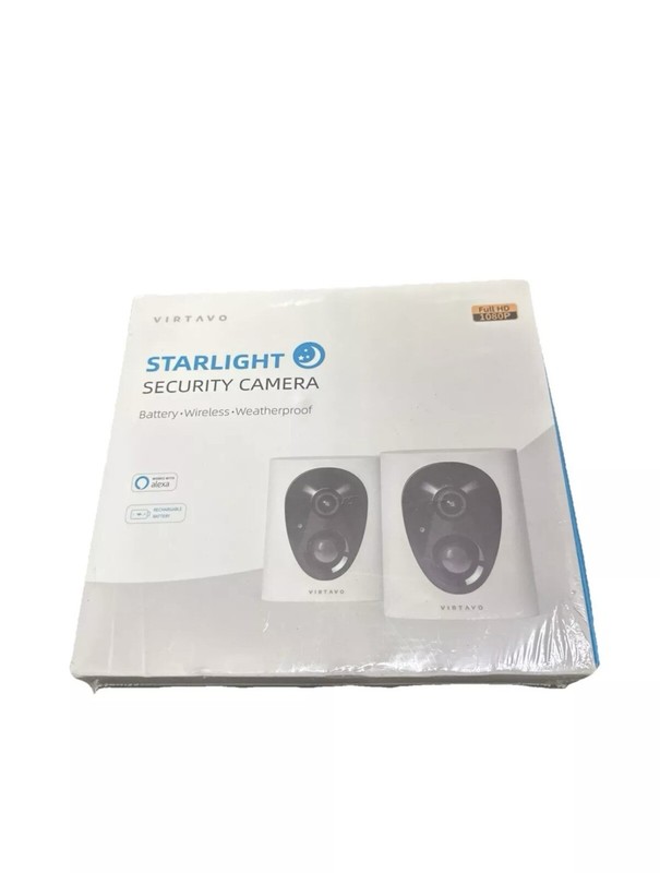 VIRTAVO Starlight Security Cameras 2 Pack Full HD 1080P