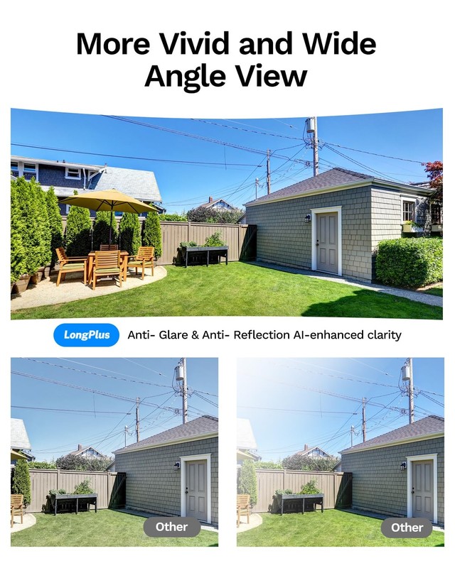 5MP 3K Window Cameras for Home Security, 2.4G 5G WiFi Safeview Window Securit... gallery