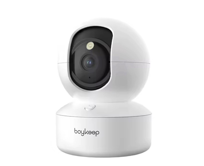 boykeep PTZ Wireless Indoor Camera, Motion Tracking, App Control, White