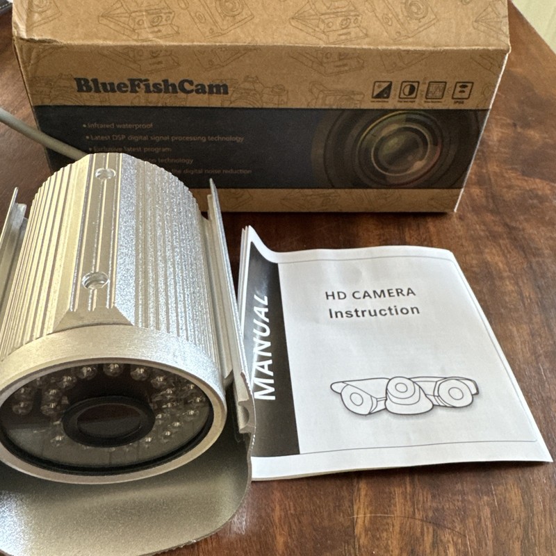 New BlueFishCam HD Security Camera open box gallery