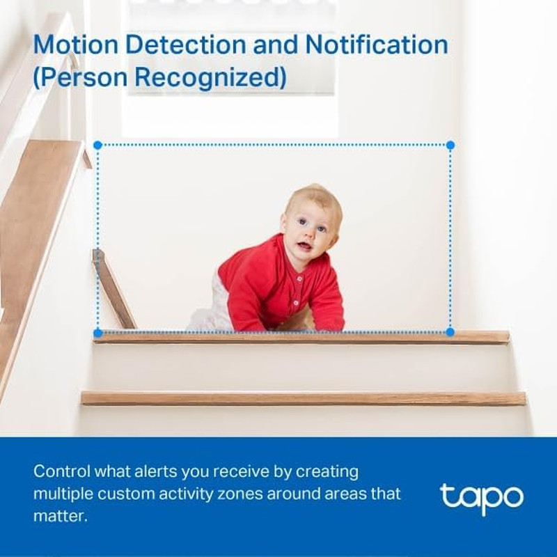 Tapo 2K Pan/Tilt Security Camera for Baby Monitor, Dog Camera W/Motion Detection gallery