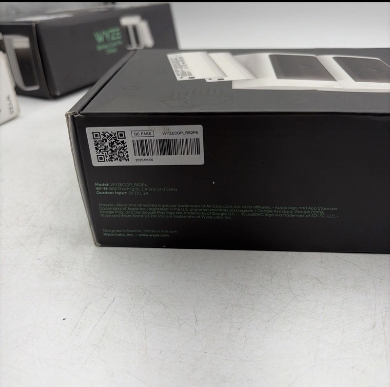 Wyze Battery Cam Pro 2 Pack WYZECOP-RB2PK Wireless 2k HD Color Night Spotlight gallery