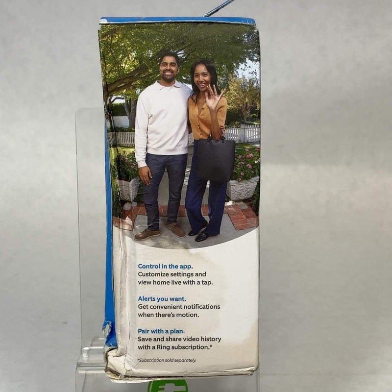New Ring Battery Doorbell Smart Doorbell B0BZWRLRLK Unclaimed Damaged Box gallery