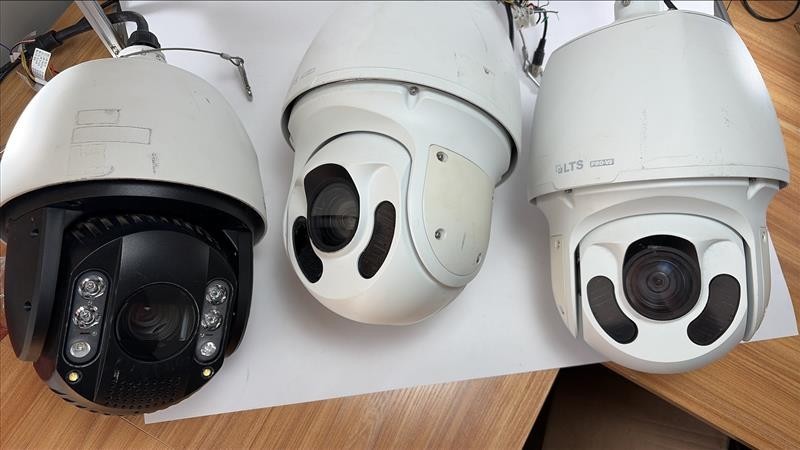 Lot of 3 LTS IR PTZ Cameras 32x & 33x Optical Zoom