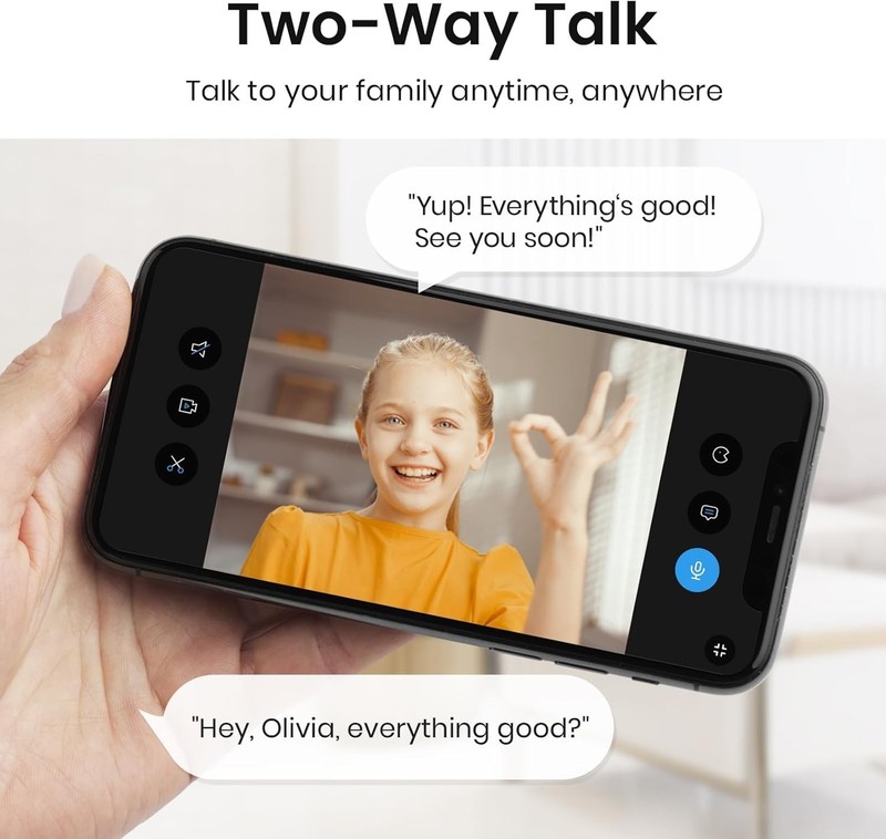 2K 360-Degree Indoor Security Camera - Smart Motion Tracking & Alexa Compatible gallery