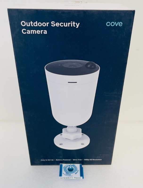 Cove Outdoor Bullet Camera Wireless 1080p White YWS-12020, New