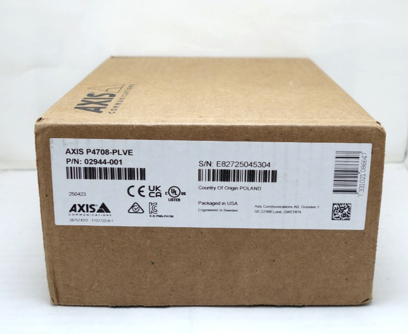 New Axis P4708-PLVE 02944-001 2x4K Outdoor Dual Sensor IR IP PoE Network Camera gallery
