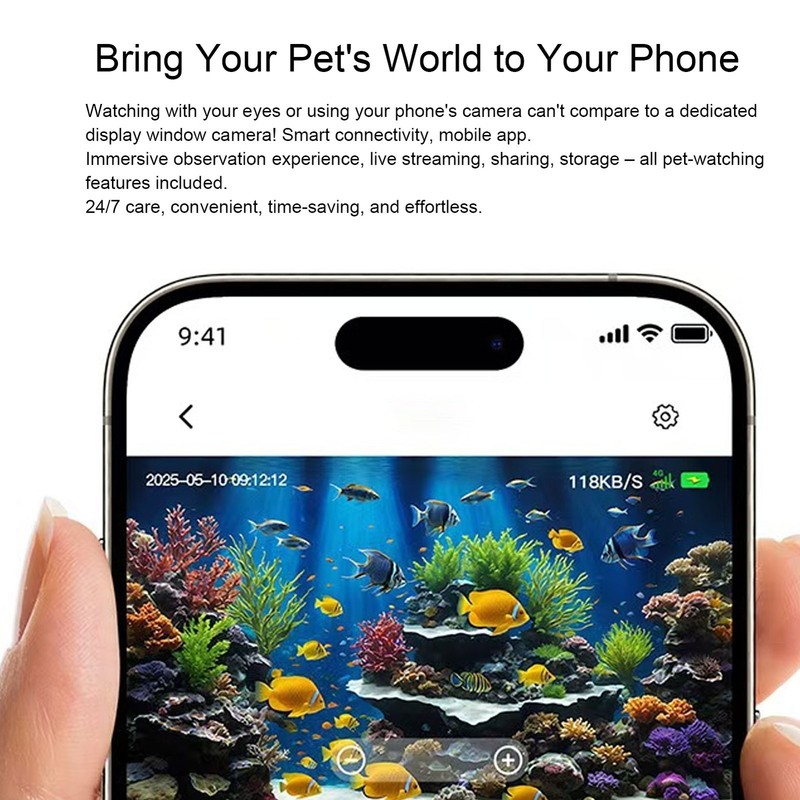1 Fish Tank Camera 2K HD Anti For Easy Monitoring gallery