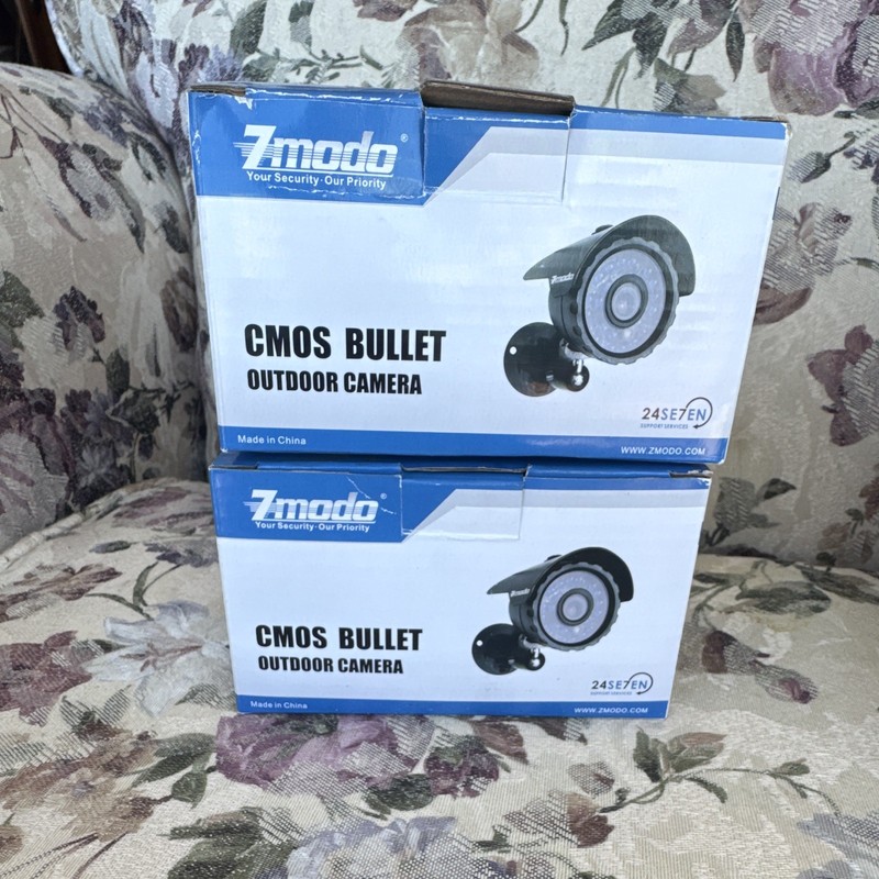 Zmodo Bullet Outdoor Analog Wired Camera 2-Pack Night Vision 65ft 12V Black