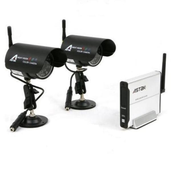 Wireless IR Cameras + Remote Control Complete Set