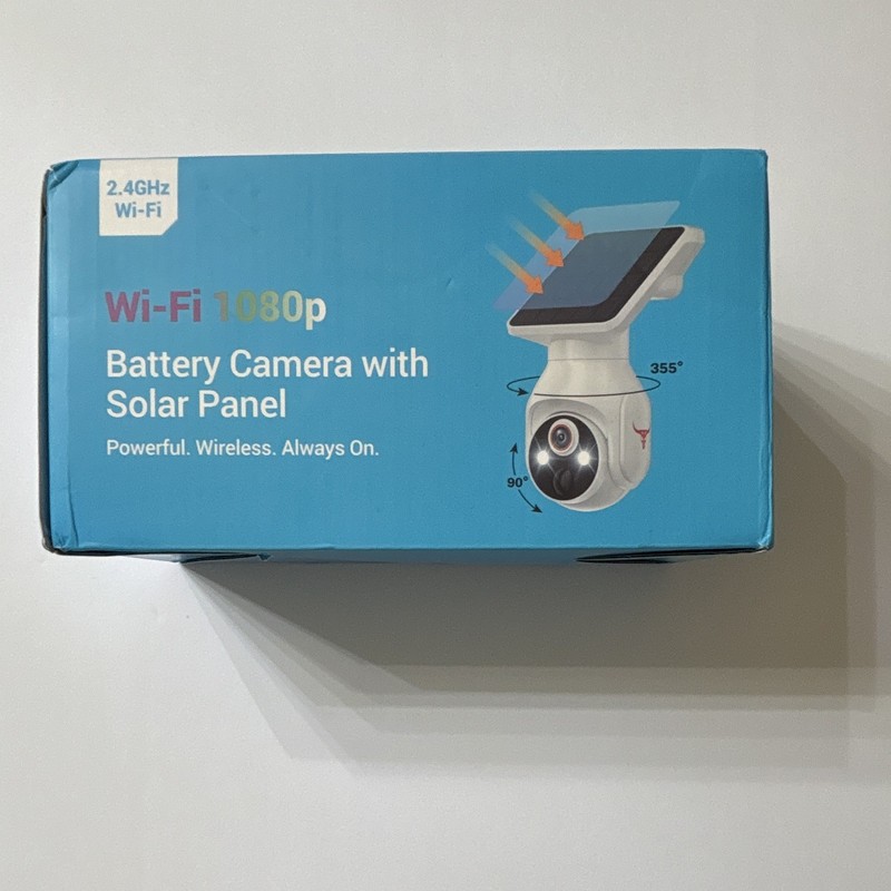 1080p Wi-Fi 2.4GHz Battery Solar Security Camera Indoor/Outdoor Q50W