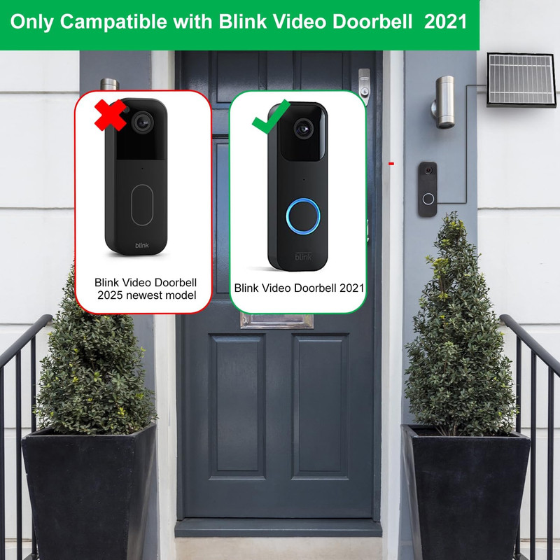Solar Panel Charger Compatible with Blink Video Doorbell/Blink Outdoor 4(4Th) / gallery