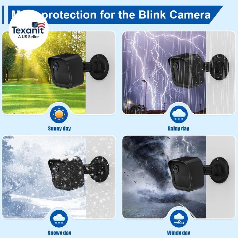 Outdoor Camera Mount for Blink, (2-In-1Minimalist) Sync Module 2 Mount and 3Pack gallery