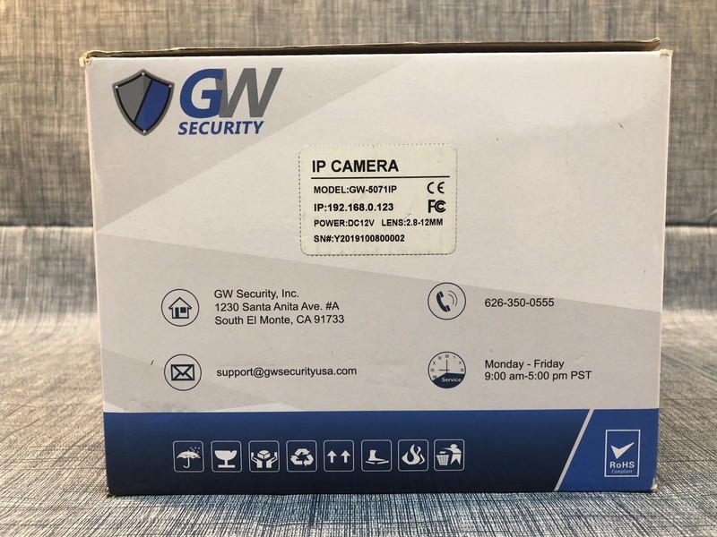 Open Box GW Security GW-5071IP 5MP PoE Dome IP Camera gallery