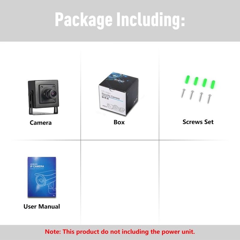 5MP POE IP Mini , Ultra HD 2880x1620P, 3.7mm Lens(70°FOV), Small H.265 Survei... gallery
