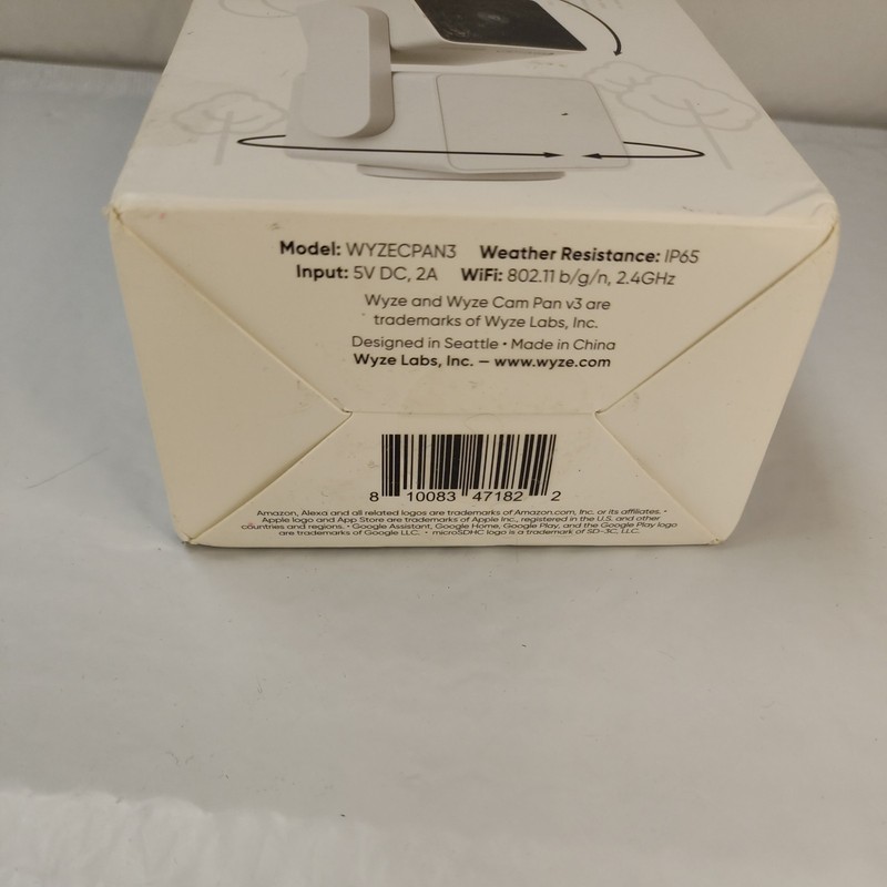 WYZE Cam Pan v3, Indoor/Outdoor IP65-Rated 1080p Pan/Tilt/Zoom Wi-Fi Smart Home gallery