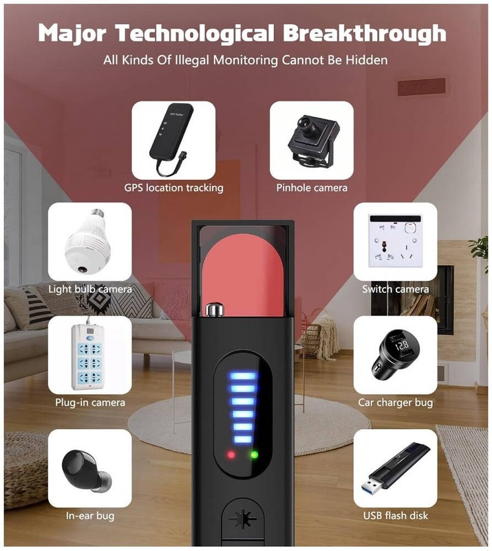Rechargeable Hidden Camera Detector - Anti Spy RF Signal Scanner gallery