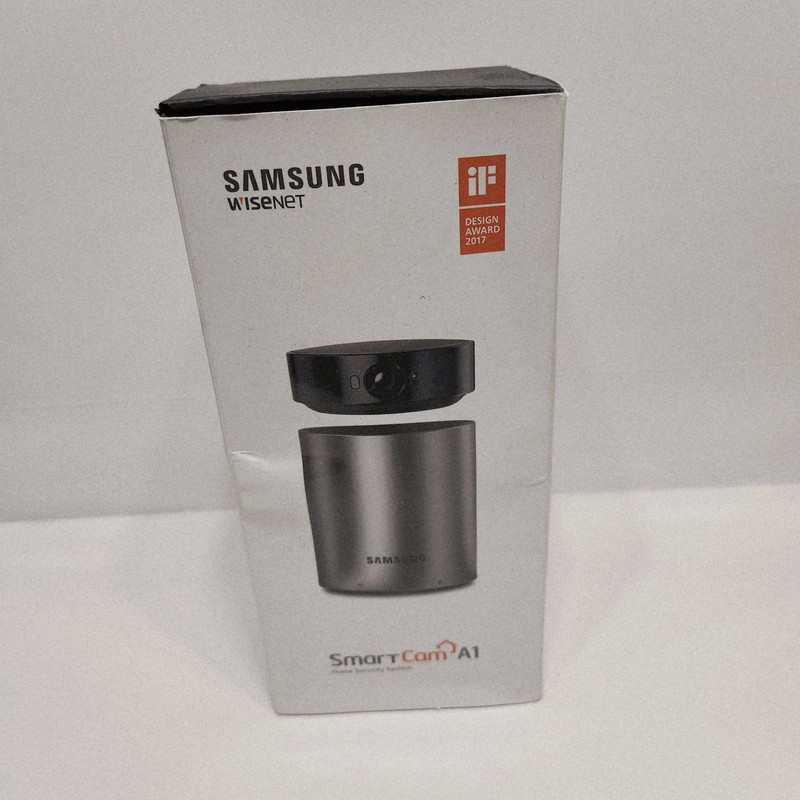 2X Samsung WiseNet SmartCam A1 Home Security Camera Pan/Tilt Two-Way Talk gallery
