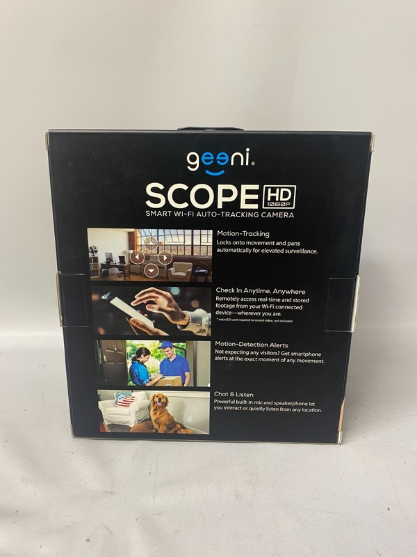 Geeni Scope HD 1080P Smart WiFi Auto-Tracking Camera - NEW gallery